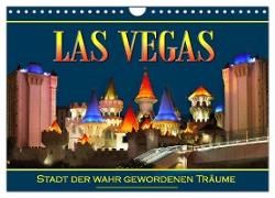 Las Vegas, Stadt der wahr gewordenen Träume (Wandkalender 2024 DIN A4 quer), CALVENDO Monatskalender