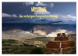 MUSTANG - das verborgene Königreich im Himalaya (Wandkalender 2024 DIN A2 quer), CALVENDO Monatskalender