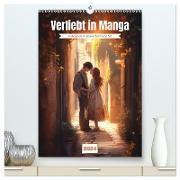 Verliebt in Manga (hochwertiger Premium Wandkalender 2024 DIN A2 hoch), Kunstdruck in Hochglanz