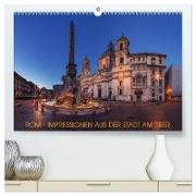 Rom - Impressionen aus der Stadt am Tiber (hochwertiger Premium Wandkalender 2024 DIN A2 quer), Kunstdruck in Hochglanz