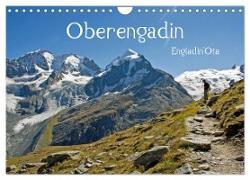 Oberengadin (Wandkalender 2024 DIN A4 quer), CALVENDO Monatskalender