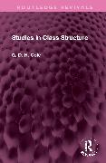 Studies in Class Structure