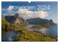 Norwegen (Wandkalender 2024 DIN A3 quer), CALVENDO Monatskalender