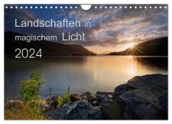 Landschaften im magischen Licht (Wandkalender 2024 DIN A4 quer), CALVENDO Monatskalender