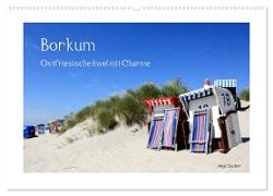 Borkum - Ostfriesische Insel mit Charme (Wandkalender 2024 DIN A2 quer), CALVENDO Monatskalender