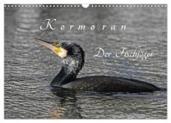 Kormoran. Der Fischjäger (Wandkalender 2024 DIN A3 quer), CALVENDO Monatskalender