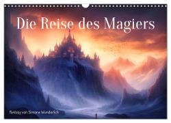 Die Reise des Magiers (Wandkalender 2024 DIN A3 quer), CALVENDO Monatskalender