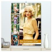 Die Goldenen 20er - In Anlehnung an die Ära der Mode (hochwertiger Premium Wandkalender 2024 DIN A2 hoch), Kunstdruck in Hochglanz