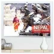NEPAL Bhaktapur Kathmandu (hochwertiger Premium Wandkalender 2024 DIN A2 quer), Kunstdruck in Hochglanz