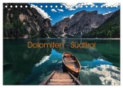 Dolomiten - Südtirol (Tischkalender 2024 DIN A5 quer), CALVENDO Monatskalender