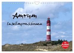 Amrum - Inselimpressionen (Wandkalender 2024 DIN A4 quer), CALVENDO Monatskalender