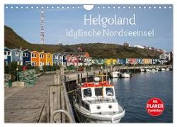 Helgoland - idyllische Nordseeinsel (Wandkalender 2024 DIN A4 quer), CALVENDO Monatskalender