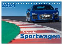 Es lebe der Sportwagen 2024 (Tischkalender 2024 DIN A5 quer), CALVENDO Monatskalender