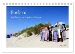 Borkum - Ostfriesische Insel mit Charme (Tischkalender 2024 DIN A5 quer), CALVENDO Monatskalender