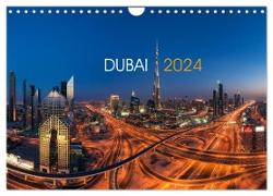 DUBAI - 2024 (Wandkalender 2024 DIN A4 quer), CALVENDO Monatskalender