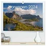 Norwegen (hochwertiger Premium Wandkalender 2024 DIN A2 quer), Kunstdruck in Hochglanz