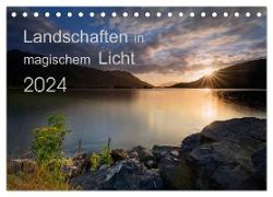 Landschaften im magischen Licht (Tischkalender 2024 DIN A5 quer), CALVENDO Monatskalender