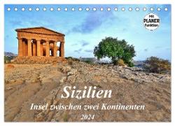 Sizilien - Insel zwischen zwei Kontinenten (Tischkalender 2024 DIN A5 quer), CALVENDO Monatskalender