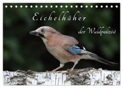 Eichelhäher der Waldpolizist (Tischkalender 2024 DIN A5 quer), CALVENDO Monatskalender