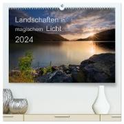 Landschaften im magischen Licht (hochwertiger Premium Wandkalender 2024 DIN A2 quer), Kunstdruck in Hochglanz