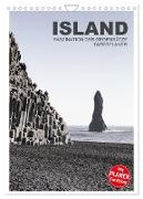 Island - Faszination der Gegensätze - Tagesplaner (Wandkalender 2024 DIN A4 hoch), CALVENDO Monatskalender