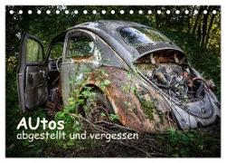 Autos, abgestellt und vergessen (Tischkalender 2024 DIN A5 quer), CALVENDO Monatskalender