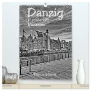 Danzig - Historischer Stadtkern (hochwertiger Premium Wandkalender 2024 DIN A2 hoch), Kunstdruck in Hochglanz