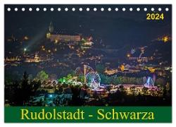 Rudolstadt - Schwarza (Tischkalender 2024 DIN A5 quer), CALVENDO Monatskalender