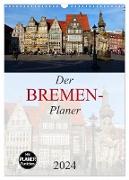 Der Bremen-Planer (Wandkalender 2024 DIN A3 hoch), CALVENDO Monatskalender