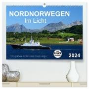Nordnorwegen im Licht (hochwertiger Premium Wandkalender 2024 DIN A2 quer), Kunstdruck in Hochglanz