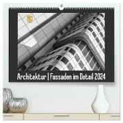 Architektur - Fassaden im Detail 2024 (hochwertiger Premium Wandkalender 2024 DIN A2 quer), Kunstdruck in Hochglanz