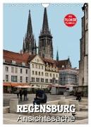 Regensburg - Ansichtssache (Wandkalender 2024 DIN A4 hoch), CALVENDO Monatskalender