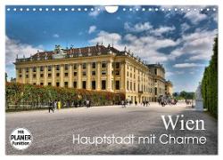 Wien - Haupstadt mit Charme (Wandkalender 2024 DIN A4 quer), CALVENDO Monatskalender