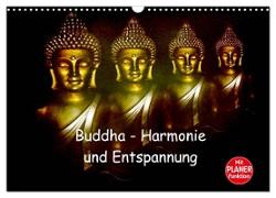 Buddha - Harmonie und Entspannung (Wandkalender 2024 DIN A3 quer), CALVENDO Monatskalender