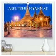 Abenteuer Myanmar (hochwertiger Premium Wandkalender 2024 DIN A2 quer), Kunstdruck in Hochglanz
