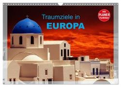 Traumziele in Europa (Wandkalender 2024 DIN A3 quer), CALVENDO Monatskalender