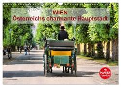 Wien - Österreichs charmante Hauptstadt (Wandkalender 2024 DIN A3 quer), CALVENDO Monatskalender