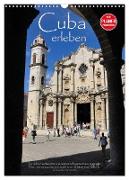 Cuba erleben (Wandkalender 2024 DIN A3 hoch), CALVENDO Monatskalender