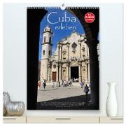 Cuba erleben (hochwertiger Premium Wandkalender 2024 DIN A2 hoch), Kunstdruck in Hochglanz