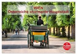 Wien - Österreichs charmante Hauptstadt (Wandkalender 2024 DIN A2 quer), CALVENDO Monatskalender
