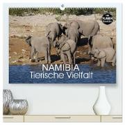 Namibia - Tierische Vielfalt (Planer) (hochwertiger Premium Wandkalender 2024 DIN A2 quer), Kunstdruck in Hochglanz