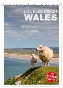 Eine Reise durch Wales (Tischkalender 2024 DIN A5 hoch), CALVENDO Monatskalender