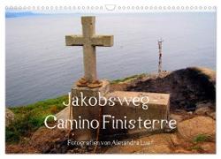 Jakobsweg - Camino Finisterre (Wandkalender 2024 DIN A3 quer), CALVENDO Monatskalender