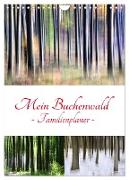 Mein Buchenwald - Familienplaner (Wandkalender 2024 DIN A4 hoch), CALVENDO Monatskalender