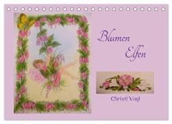 Blumen Elfen (Tischkalender 2024 DIN A5 quer), CALVENDO Monatskalender