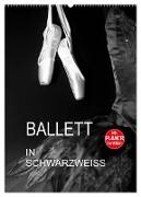 Ballett in Schwarzweiss (Wandkalender 2024 DIN A2 hoch), CALVENDO Monatskalender