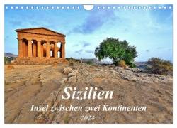 Sizilien - Insel zwischen zwei Kontinenten (Wandkalender 2024 DIN A4 quer), CALVENDO Monatskalender