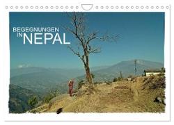 BEGEGNUNGEN IN NEPAL (Wandkalender 2024 DIN A4 quer), CALVENDO Monatskalender