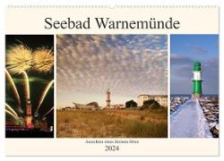 Seebad Warnemünde (Wandkalender 2024 DIN A2 quer), CALVENDO Monatskalender