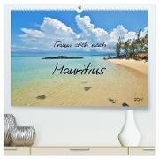 Träum dich nach Mauritius (hochwertiger Premium Wandkalender 2024 DIN A2 quer), Kunstdruck in Hochglanz